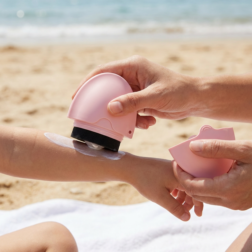 Nachfüllbarer Sonnencreme Roller – Kleckerfreier Lotion Spender