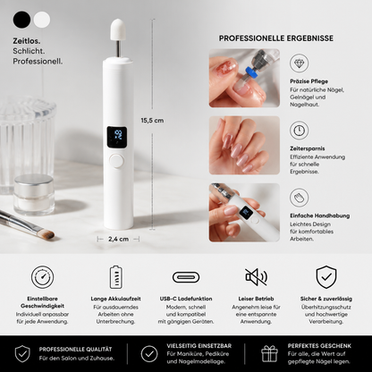 Professionelles elektrisches Nagelfräser-Set