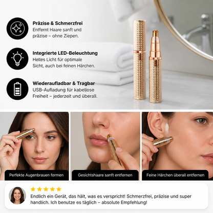 3-in-1 Präzisionstrimmer für die Schönheitspflege