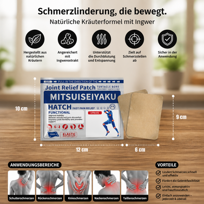 Kräuterpflaster mit Ingwer zur Schmerzlinderung und für mehr Gelenkkomfort