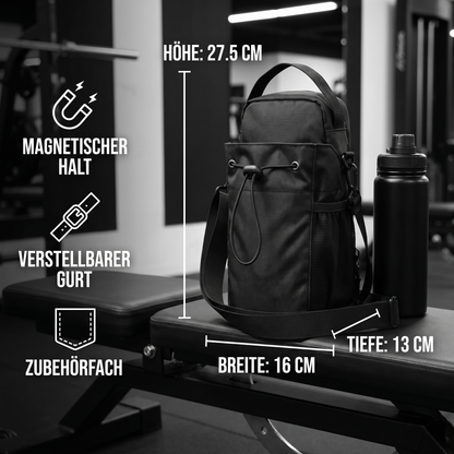 Magnetische Trinkflaschenhalter-Tasche mit starkem Halt für Fitness und Alltag