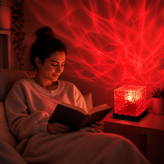 Aurora- & Meereswellen-LED-Projektor mit 16 Farben & Fernbedienung