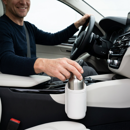 Universeller Auto-Getränkehalter & multifunktionaler Organizer für Flaschen und Zubehör