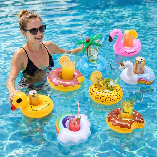 Schwimmende Getränkehalter – Praktische Untersetzer für Pool & Strand