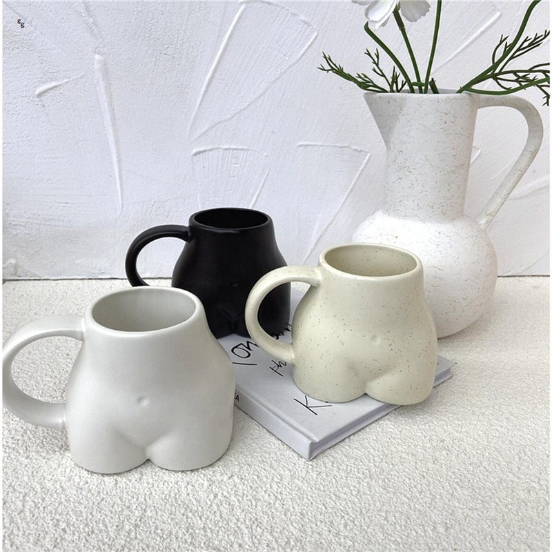 Kaffe Tasse Mit Weiblichen Rundungen