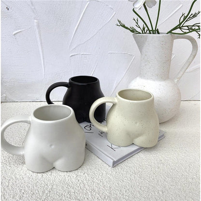 Kaffe Tasse Mit Weiblichen Rundungen