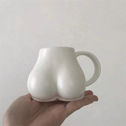 Kaffe Tasse Mit Weiblichen Rundungen