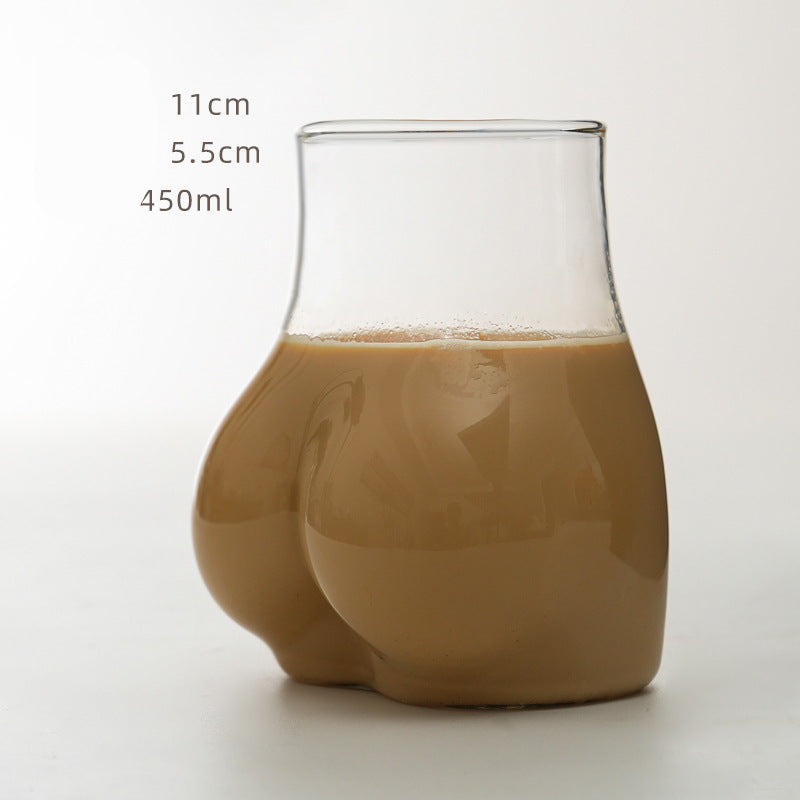Elegenates Glas Mit Weiblichen Rundungen