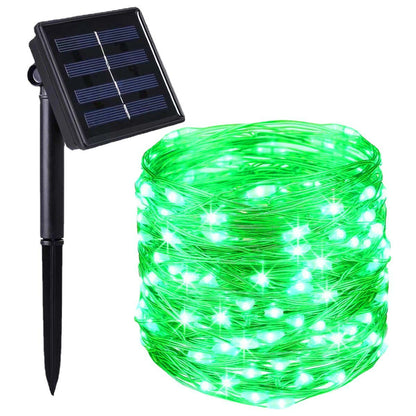 Wasserfeste Lichterkette mit Solarenergie