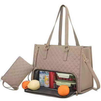 All in One Frauen Handtasche mit Integriertem Kühlfach