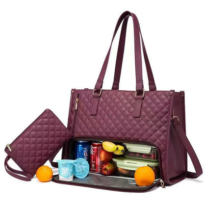 All in One Frauen Handtasche mit Integriertem Kühlfach