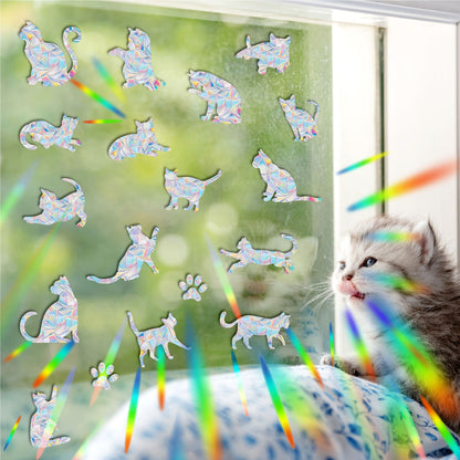Regenbogen Fenster Sticker