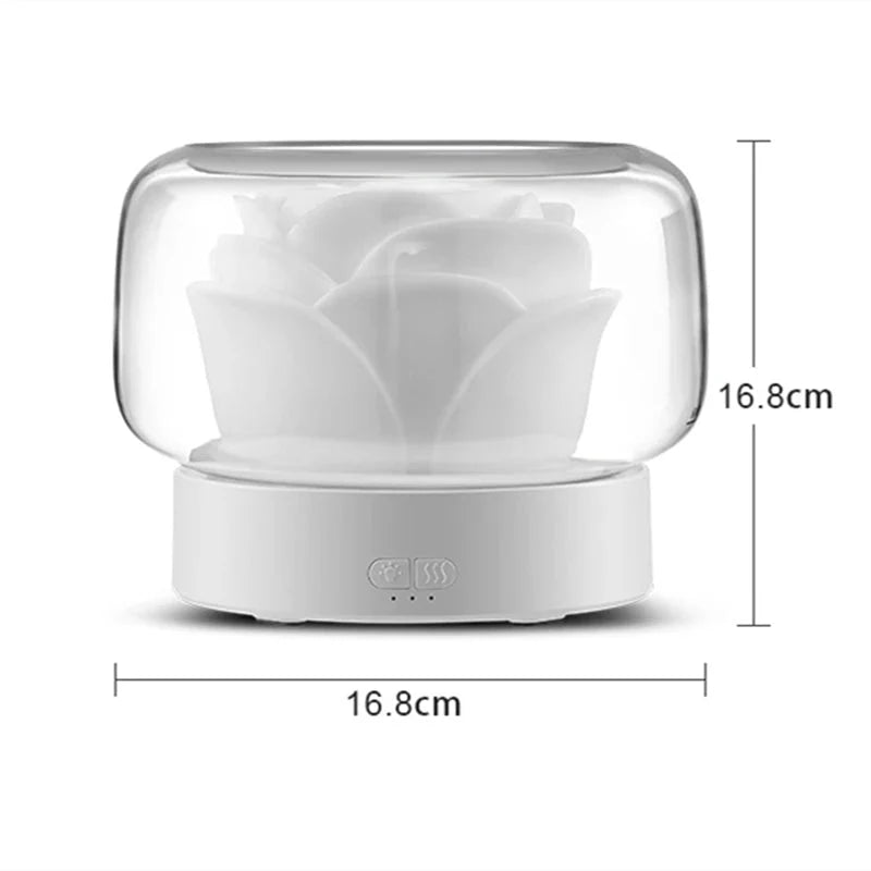 Aromatherapie-Luftbefeuchter  – Eleganter Ultraschall-Diffuser mit LED & Duftöl-Funktion