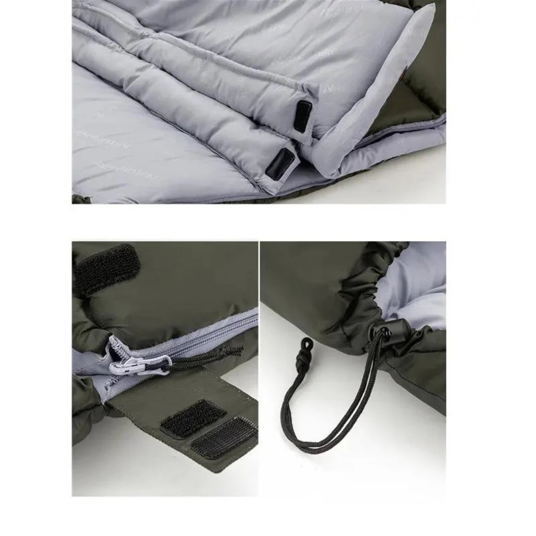 Wärmeisolierter Schlafsack für Camping – Ultraleichter Outdoor-Schlafsack für kalte Nächte