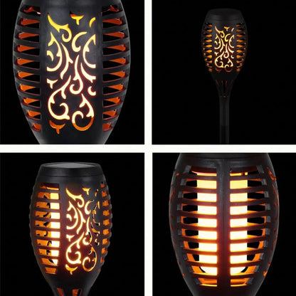 Solarbetriebene LED-Fackeln – SolarFlame Design