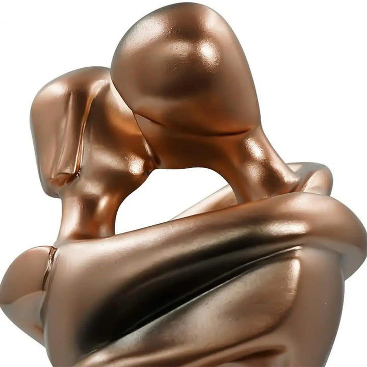 Moderne Liebespaar-Skulptur – Symbol Der Verbundenheit