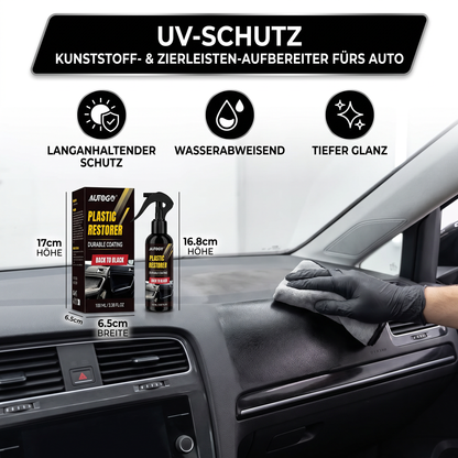 Kunststoff- & Zierleisten-Aufbereiter fürs Auto mit UV-Schutz
