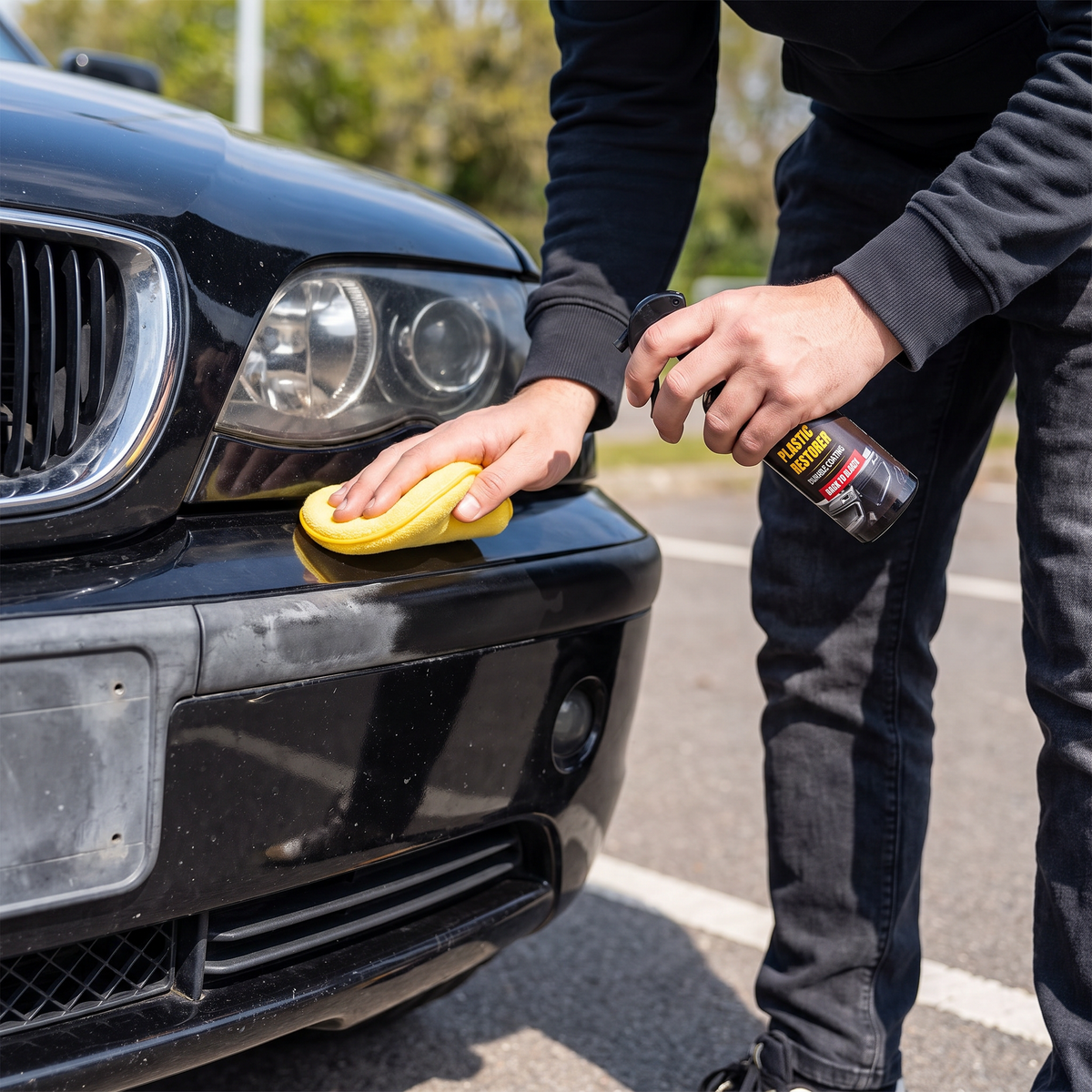 Kunststoff- & Zierleisten-Aufbereiter fürs Auto mit UV-Schutz