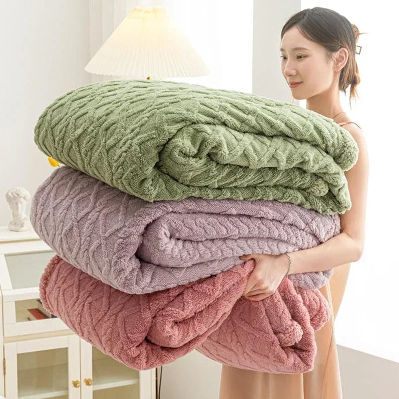 Doppelseitige Kuscheldecke