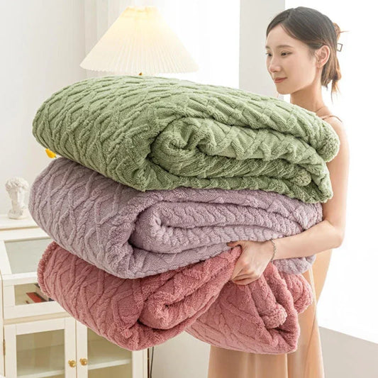 Doppelseitige Kuscheldecke