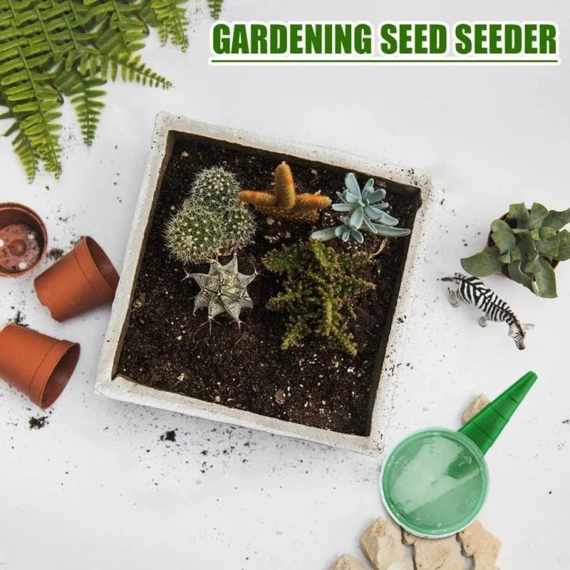 Verstellbarer Samenstreuer – Präziser Gartensamenverteiler für einfache Anwendung