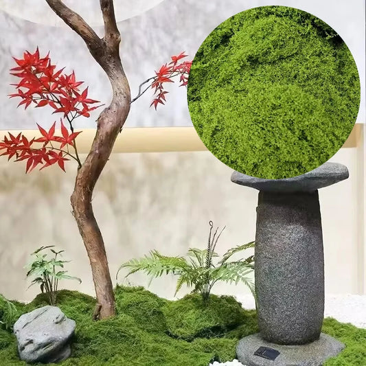 Moos-Überzug Stück – Moos Flocken Ornament für Dekoration und Landschaftsgestaltung