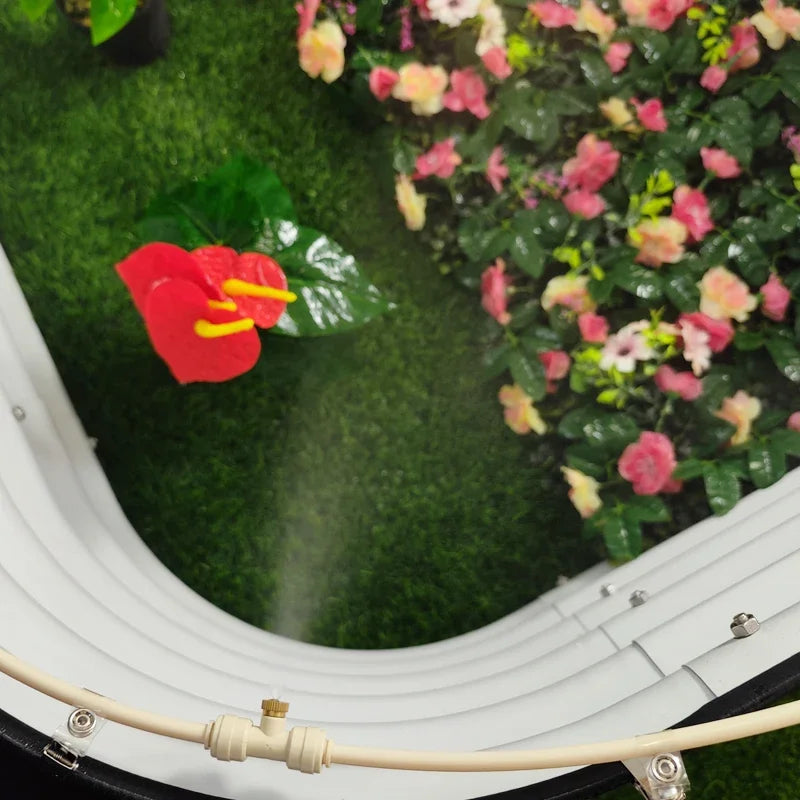 Misting System für Terrasse und Garten – Kühlendes Sprühset für Sonnenschirm und Pavillon