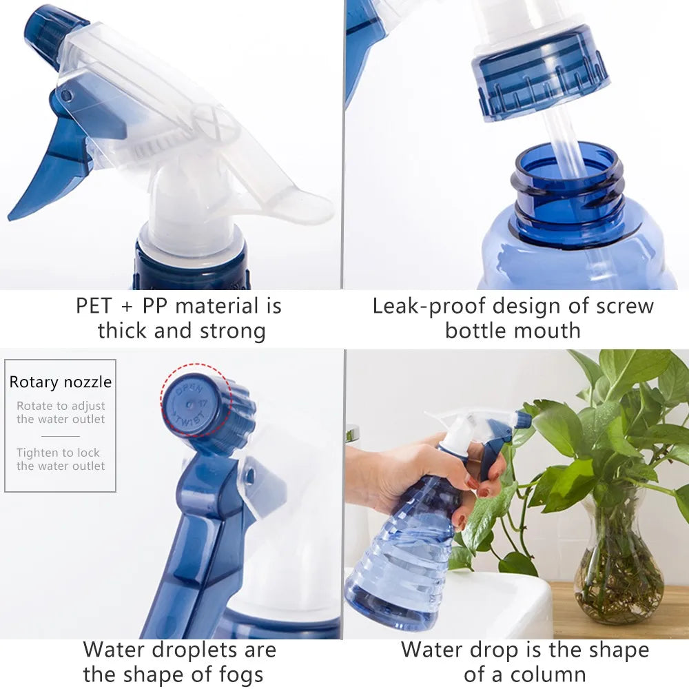 Verstellbare Sprühflasche mit ergonomischem Griff für einfache Handhabung und vielseitigen Einsatz