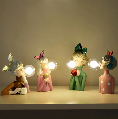 Kreative Kaugummi Blasen Lampe