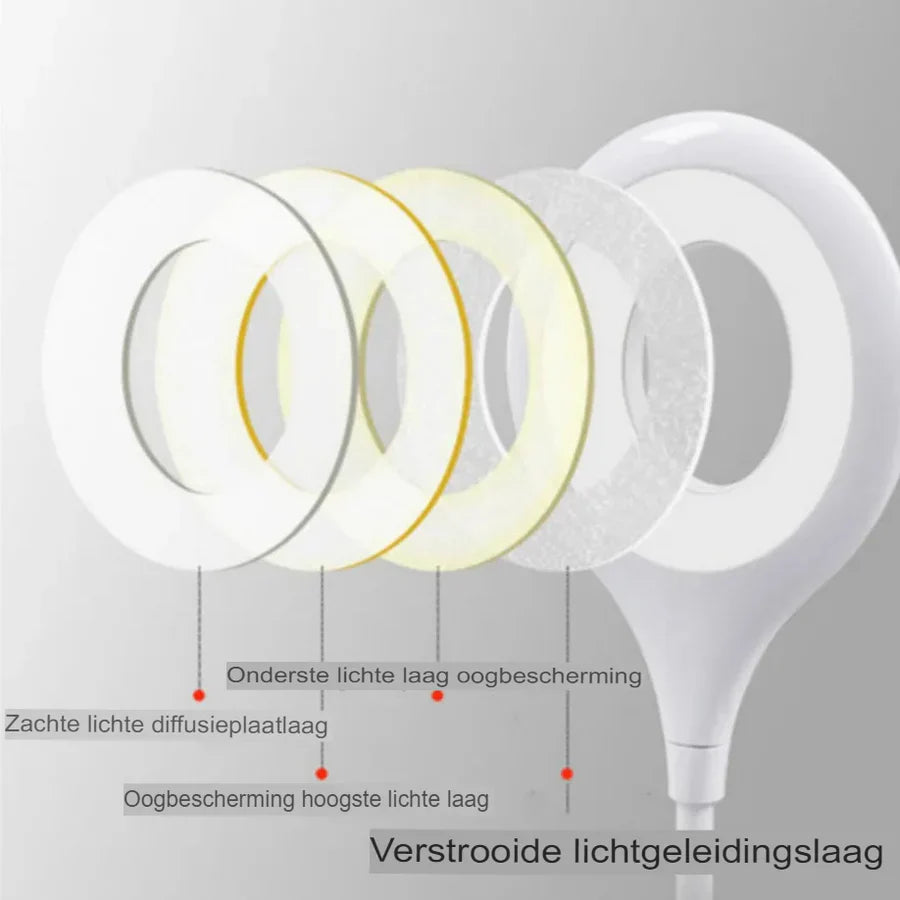 Kompaktes und Wiederaufladbares Nachtlicht – Flexibles LED-Licht für Schreibtisch und Nachttisch