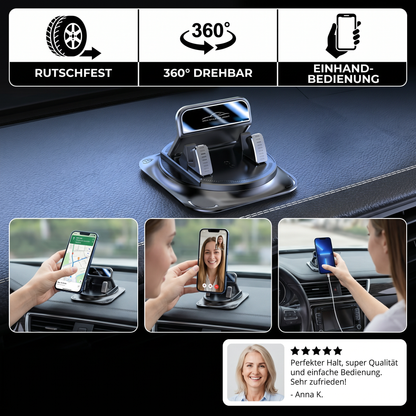 Auto-Handyhalterung – Rutschfester Smartphone-Halter für Armaturenbrett & Mittelkonsole