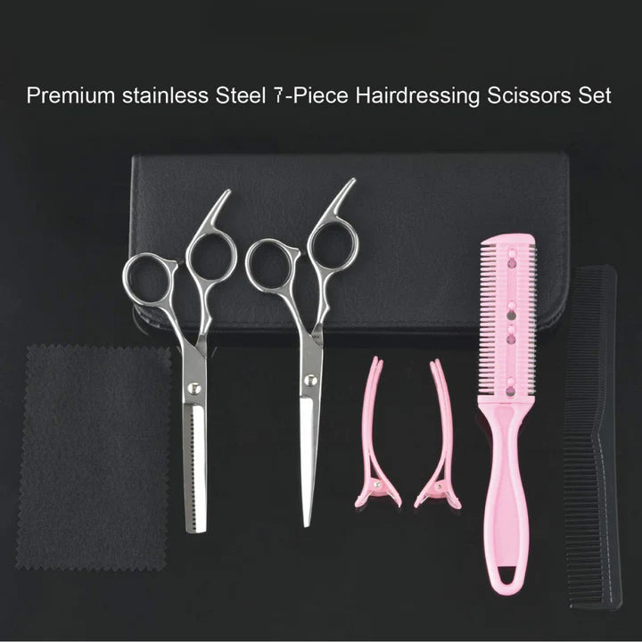 Professionelles Haarpflege-Set | Schneide- und Ausdünnscheren für präzise Frisuren