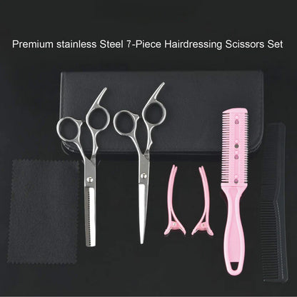 Professionelles Haarpflege-Set | Schneide- und Ausdünnscheren für präzise Frisuren