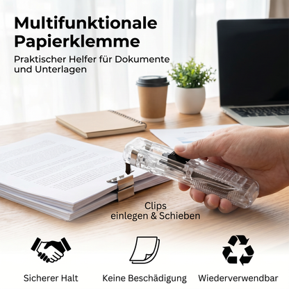 Multifunktionale Papierklemme - Praktischer Helfer für Dokumente und Unterlagen