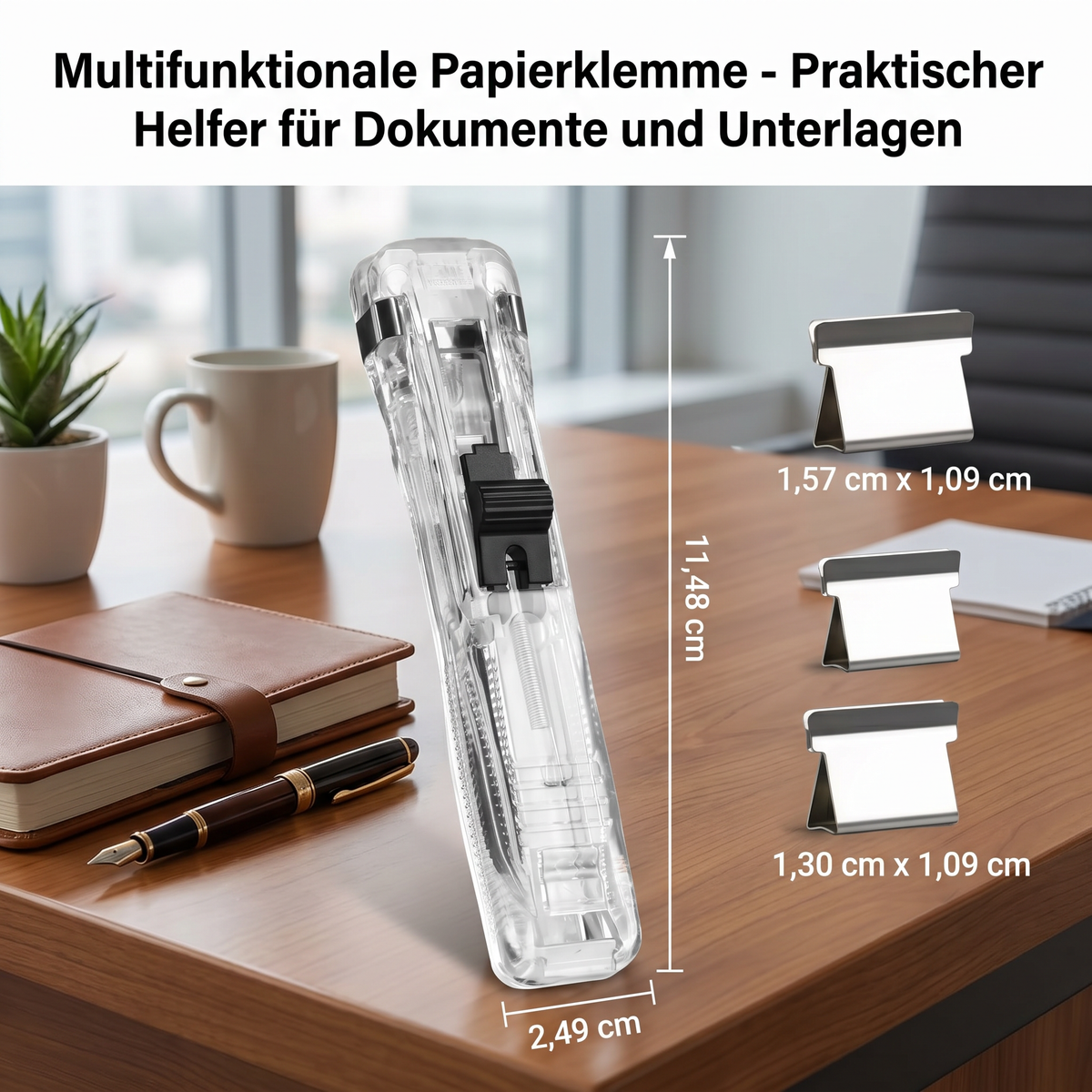 Multifunktionale Papierklemme - Praktischer Helfer für Dokumente und Unterlagen