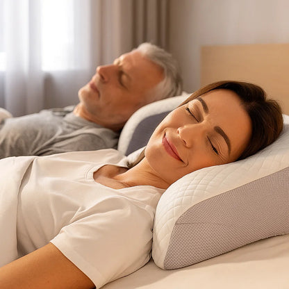 Ergonomisches Kopf Kissen für Erholsamen Schlaf