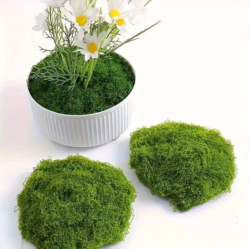 Künstliches Moos für Landschaftsgestaltung – Moos und Blumen für Dekoration und Floristik