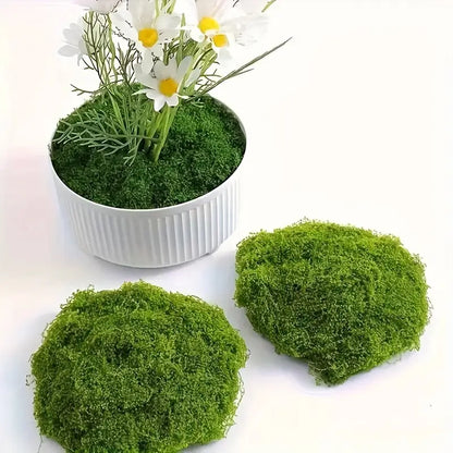 Künstliches Moos für Landschaftsgestaltung – Moos und Blumen für Dekoration und Floristik