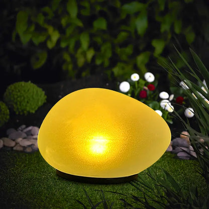 Leuchtende Gartensteine mit Farbwechsel – Dekorative LED Steinleuchten für Außenbereich und Garten