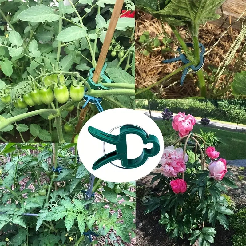 Gartenclip-Set – Pflanzenschlaufen für Pflanzenstützen und Gartenpflege