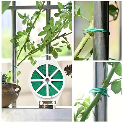 Garten Draht Twist-Band – 50m Rolle für Pflanzen und Gartenarbeit