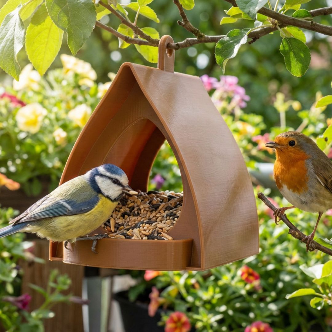 Hängendes Vogel-Futterhaus zum Aufhängen – Große Kapazität für Garten & Balkon