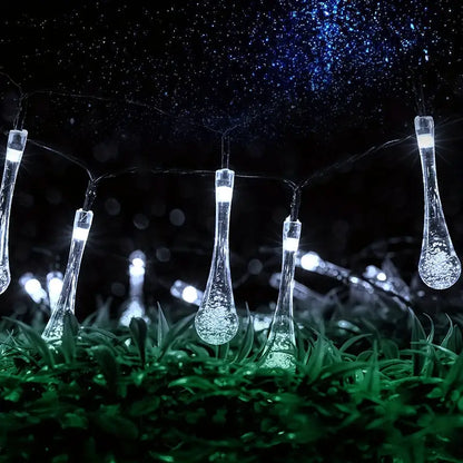 Solar Blumenlichterkette für den Garten