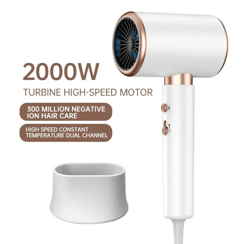 Hochleistungs-Haartrockner 2400W mit Kalt- und Warmluftfunktion - Ionentechnologie