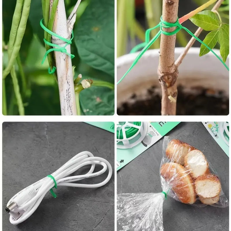 Garten Draht Twist-Band – 50m Rolle für Pflanzen und Gartenarbeit