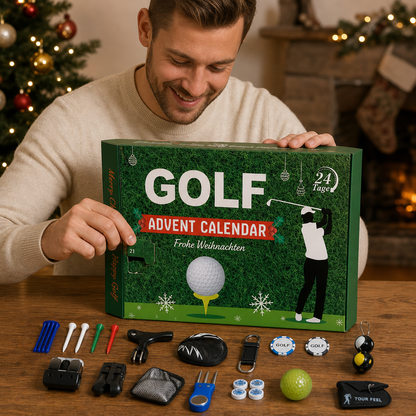 Golf-Adventskalender 2026 – 24 Tage voller Golfzubehör & Überraschungen