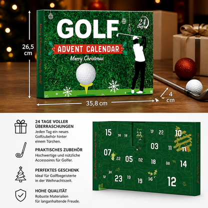 Golf-Adventskalender 2026 – 24 Tage voller Golfzubehör & Überraschungen