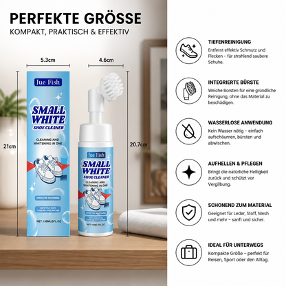 Wasserloses Sneaker- & Schuhreinigungsset mit Schaumreiniger, Bürste & Tuch