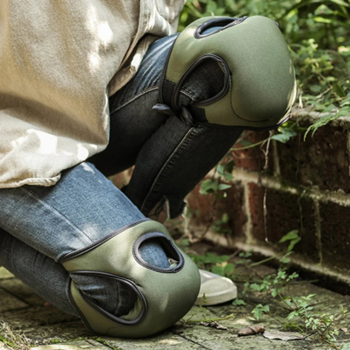 Ergonomische Knieschützer fürs Gärtnern mit extra Polsterung für maximalen Komfort