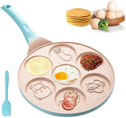 Frühstücksbratpfanne für Kinder – Lustige Pfannkuchen- & Spiegelei-Formen